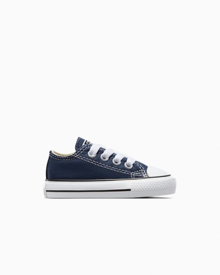 Tenis Converse Chuck Taylor All Star Classicos Cano Baixo Menino Azul Marinho | PT G0T8P93